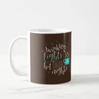 Twinkling Lights Hot Cocoa Nights ID593 Coffee Mug
