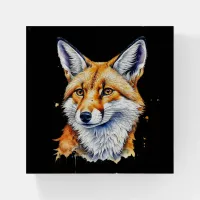 Pretty Watercolor Fox | Animal Lovers Paperweight