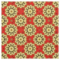 Pretty Boho Chic Mosaic Geometric Pattern Fabric