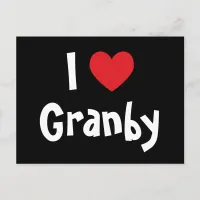 I Love Granby Postcard