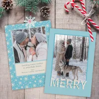 Snowflake Christmas Holiday Whimsical Photo Cute