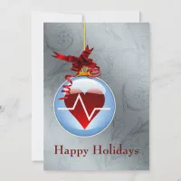 medical profession cardiology Holiday Cards