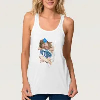 ME/CFS Little Girl of Hope with awareness ribbon Tank Top