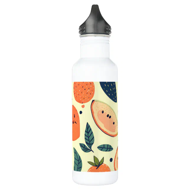 Fruit Kawaii Characters Stainless Steel Water Bottle