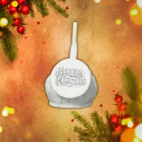 Merry Christmas - Vintage Style Black on White | | Cake Pops