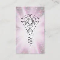 *~* Lotus Sparkle Tribal Healing Reiki Rays Business Card