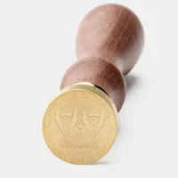 Modern Tuxedo Gay Wedding  Wax Seal Stamp