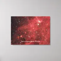 North America Nebula Infrared Canvas Print