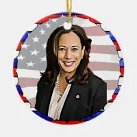 Kamala Harris for President 2020 Election Ceramic Ornament