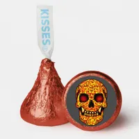 Frightening Halloween skull with red eyes  Hershey®'s Kisses®