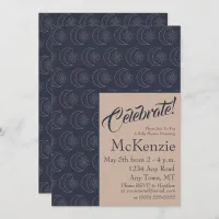 Elegant Celestial Sun and Moon Baby Shower Invitation