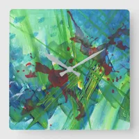 Cool Modern Abstract Acrylic Clock