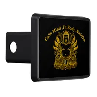 Peaceful Golden Buddha  Hitch Cover