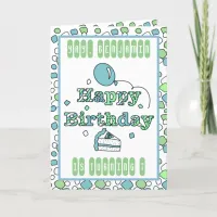 Personalized Happy Birthday Card