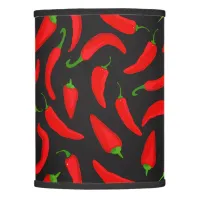 Chilli Peppers Red and Black Lamp Shade