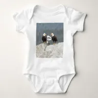 Funny Eagles and Seagull Baby Bodysuit