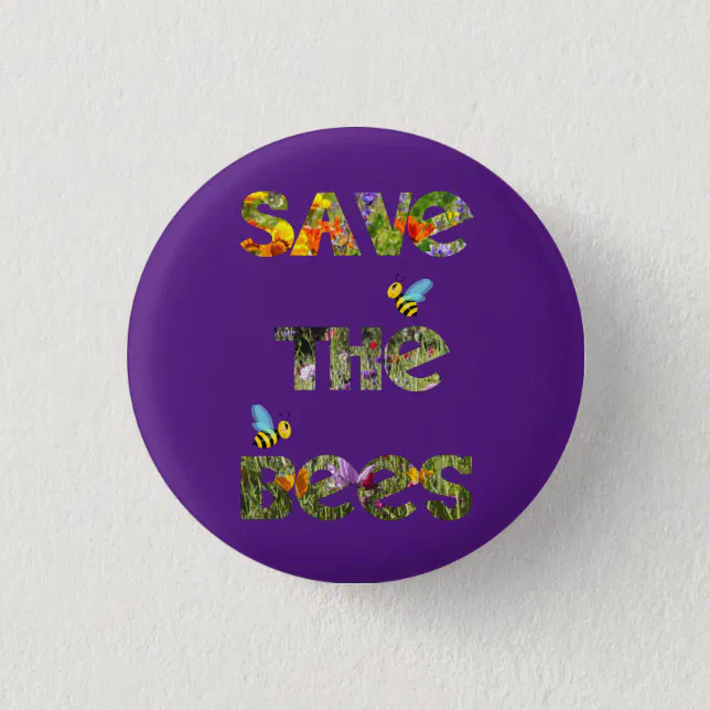 Save the bees button