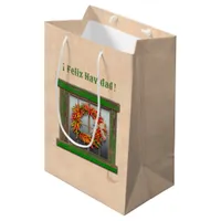 Southwest Chile Wreath Holiday Christmas Medium Gift Bag