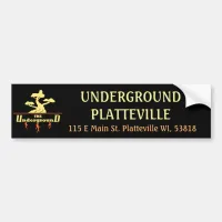 Business Logo and Address Bumper Sticker