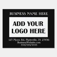 Add your Business  Logo to this Sign