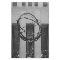 NYC Atlas in Rockefeller Center Statue Tissue Paper