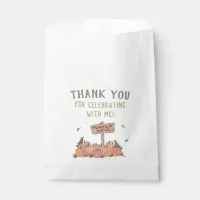 Pumpkin Patch Thank You Favor Bag