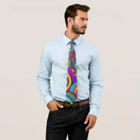 Psychedelic Neck Tie