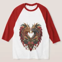 Enchanted Dragon Stain Glass Design  T-Shirt