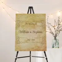 Vintage Victorian Romantic Fairytale Wedding  Foam Board