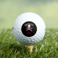 Personalized Jolly Roger (Cutlass) Golf Balls