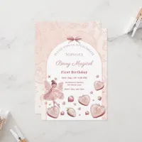 Sweet As A Strawberry Fairy Girl Birthday Party