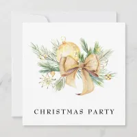 *~* GOLD Family Corporate  AP20 Christmas  Party Invitation