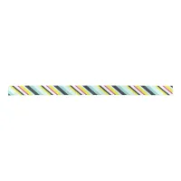 Multicolor Striped Pattern Modern Elegant Occasion Satin Ribbon