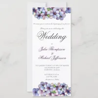 Romantic and Poetic Pastel Lilac Watercolor Invitation