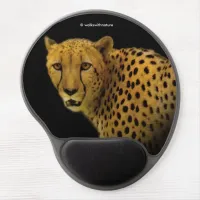 Trading Glances with a Magnificent Cheetah Gel Mouse Pad