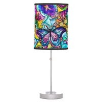 Lovely Abstract Butterfly Art Lamp