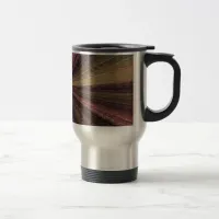 Circular Gradient Earthy Rainbow Travel Mug