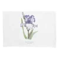 Purple Ruffled Iris Pillow Case