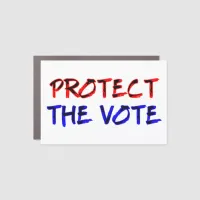 Protect the Vote Car Magnet