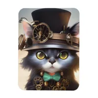 Steampunk Kitten Magnet