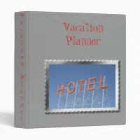 Vacation Planner Binder