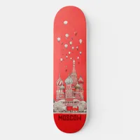 Travel to Moscow Russia Skateboard