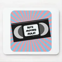 Eighties Movies Rule Mouse Pad