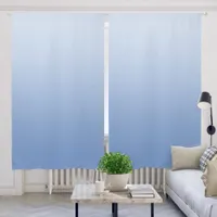 Light Cornflower Blue Gradient Blackout Curtains