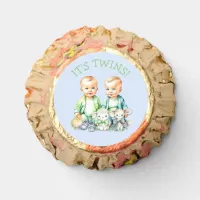 It's Twins! Cute boy twins Baby Shower Treats Reese's Peanut Butter Cups