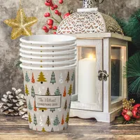 Christmas Tree Pattern Modern ID175 Paper Cups