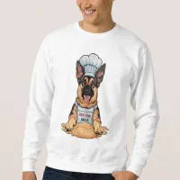 Culinary Canine: Baker German Shepard With Loaf Sweatshirt