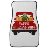 Thanksgiving Truck Car Floor Mat