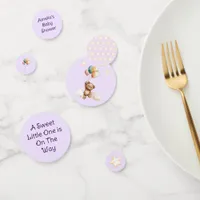 Sweet Little One on the Way Lavender Baby Shower Confetti