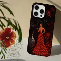 Woman in Red Dress iPhone 15 Pro Max Case